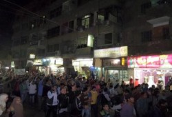 مسيرة ليلية لثوار منيا القمح تطالب بإنقاذ مصر من خطر العسكر