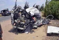 نحس الانقلاب: انقلاب سيارة بترعة حاجر ببني سويف يسفر عن إصابة شخصين