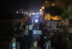 كفر الشيخ: مسيرة ليلية حاشدة لثوار بلطيم في إطار فعاليات أسبوع "مصر في خطر"