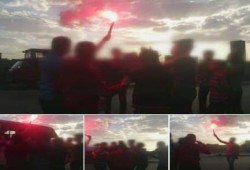 وقفة لشباب ضد الانقلاب بالقناطر الخيرية تنديدا باختطاف الشباب