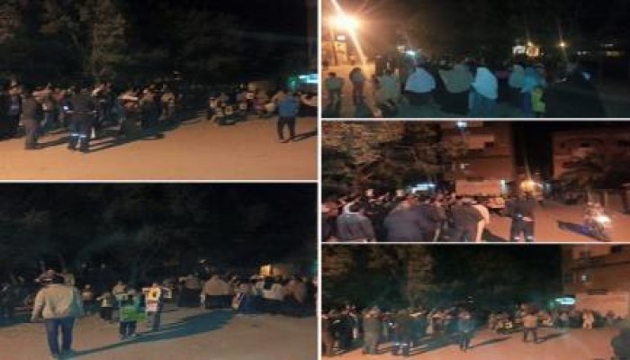 وقفه إحتجاجية لتحالف دعم الشرعيه بمركز سمنود