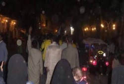 مسيرة ليلية ب مدينة المنيا رفضا لحكم العسكر