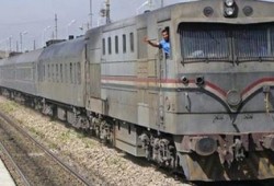 ارتفاع اصابة اطلاق نار على قطار بنى سويف الحربى الى 3 عسكريين