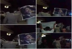 مسيرة ليلية مفاجئة بالقرب من مديرية الامن بالأقصر