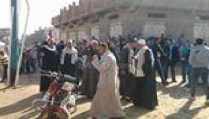 مزارعو البرلس يتظاهرون احتجاجًا على تلوث مياه الري