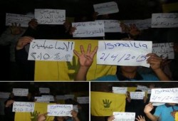 الإسماعيلية: وقفة ليلية لثوار أبو صوير في ختام فاعليلات أسبوع "مصر في خطر"