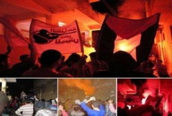 ‏الدقهلية: مسيرة أمام منزل الشهيد عبد الرحمن طه بـ "قرية بدين"