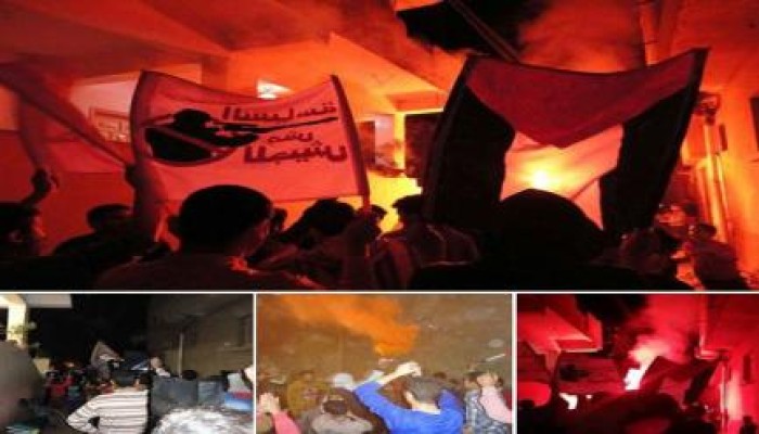 ‏الدقهلية: مسيرة أمام منزل الشهيد عبد الرحمن طه بـ "قرية بدين"