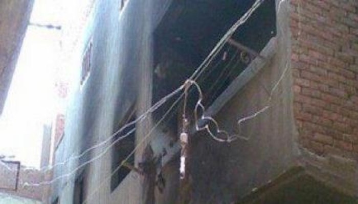 مصرع أم وطفلتيها فى حريق شب داخل منزلهم فى كوم أمبو بأسوان