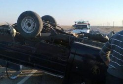 مصرع مجند وإصابة اثنان آخران في انقلاب سيارة شرطة بسوهاج