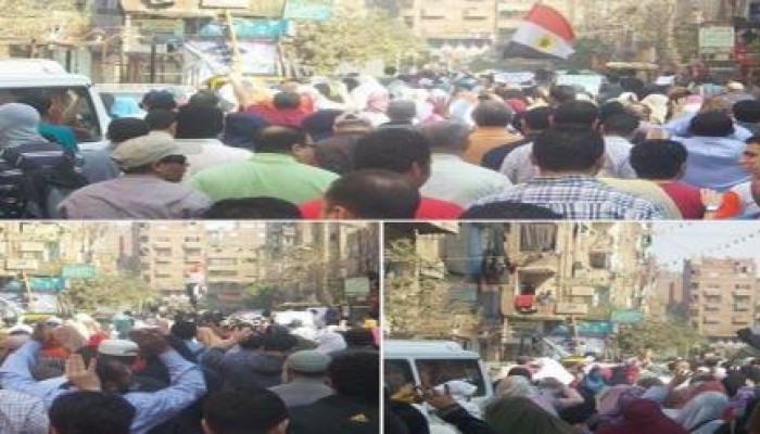 أحرار المعادي يتحدون أمن الانقلاب و يواصلون حراكهم الثوري في جمعة (مصر لن تركع)