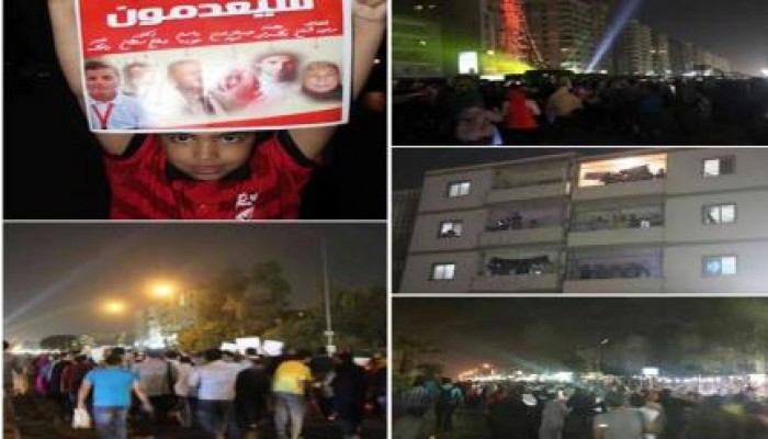 للمرة الثانية فعالية ليلية لثوار مدينة نصر ضد حكم العسكر