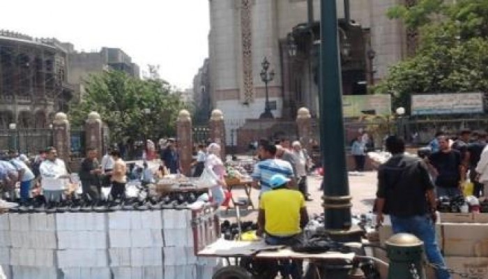 تصاعد أزمة الباعة الجائلين بميدان رمسيس
