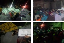 مسيرة ليلية مناهضة لحكم العسكر بالمحلة الكبرى