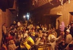 بنى سويف: 5 تظاهرات ليلية ضمن فاعليات أسبوع (الثورة لن تركع)