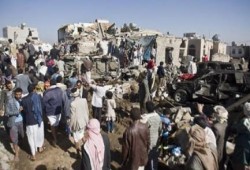 عاصفة الحزم تواصل قصف صنعاء ليلًا