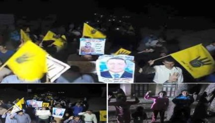 كفر الشيخ: مسيرة ليلية حاشدة ببلطيم في إطار فعاليات أسبوع "الثورة لن تركع"