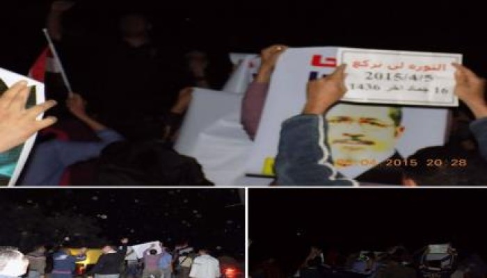 الغربية: ثوار بسيون يواصلون حراكهم الثوري ضد الانقلاب