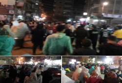 ثوار الفيوم ينتفضون ضمن فعاليات "الثورة لن تركع" بمسيرات ليلية