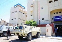 مجهولون يهاجمون قسم الشيخ زويد بشمال سيناء بـ "آر بي جي"