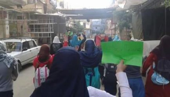 بالصور.. مسيرة لحرائر الإسكندرية رفضًا لجرائم حكم العسكر