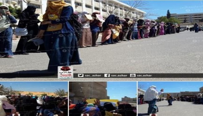 فيديو.. حرائر الأزهر يواصلن حراكهن الثوري