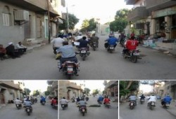 الأقصر: مسيرة بالدرجات البخارية وسط المدينة