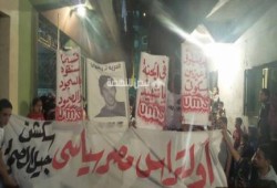 الجيزة: مسيرة ليلية بصفط اللين أمام منزل أحد المعتقلين