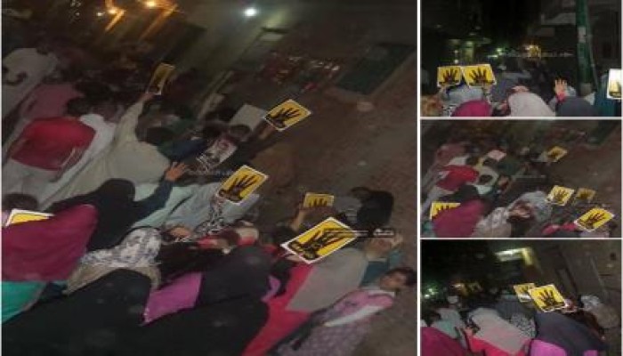 "ثوار كفر حكيم يواصلون الحراك الثوري الرافض للانقلاب العسكرى"