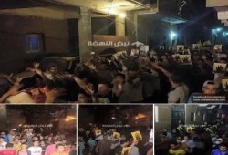 قرية بنى مجدول تخرج بمسيرة ليلية تضامنا مع حملة "‏إعدام وطن"‬