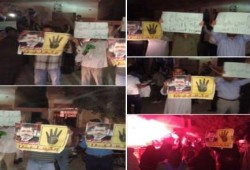 وقفة مناهضة للانقلاب أمام منزل شهيد بالأقصر