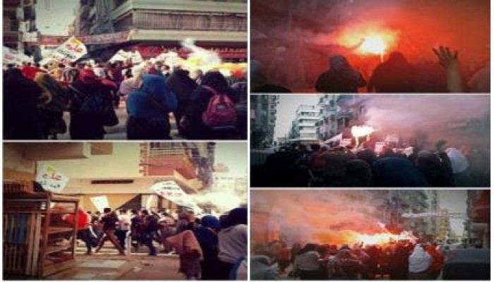 ‏الدقهلية: مسيرة بـ "المنصورة" رفضًا لحكم العسكر