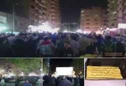 ثوار الهرم‬ يختتمون فعاليات الاسبوع بمسيرة ليلية ضد حكم العسكر