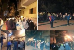 الغربية: مسيره ليليه حاشده لأحرار "بهبيت الحجاره"