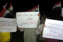 الدقهلية: وقفه ليليه بمركز اجا رفضا للقمع الامنى واعتقال الشباب