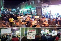 ثوار كرداسة يختتمون أسبوع "الثورة لن تركع" بمسيرة ليلية ضد حكم العسكر