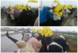 كفرالشيخ : رغم الأمطار .. انتفاضة ثوار الرياض فى بداية فاعليات اسبوع"اعدام وطن"