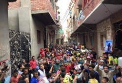 مسيرة حاشدة لثوار ناهيا ضمن فاعليات "إعدام وطن"..ويخرجون أمام منزل الشهيد"سيد شعراوي"