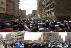 الجيزة.. المنيب تنتفض فى جمعة  "أوقفوا إعدام الوطن‬"