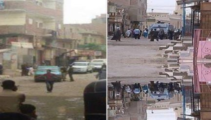 ميليشيات الانقلاب تحاصر "دار السلام" بالفيوم عقب انتهاء مسيرة لمؤيدى الشرعية