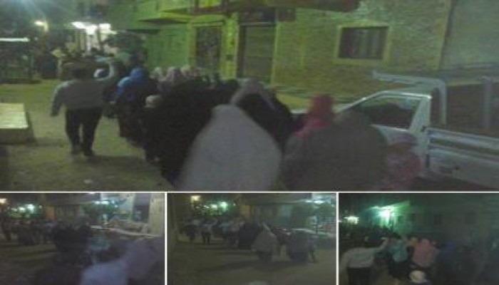 القليوبية: مسيرة ليلية مناهضة للانقلاب بقرية عرب العيايدة