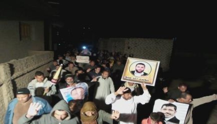 بلطيم تختم فاعليات اليوم الثورى بمسيرة ليلية حاشدة تجوب الشوارع