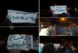 مسيرة ليلية بالمحلة الكبرى تنديدا بأحكام الإعدام على د. الغنيمي وم. الحسيني