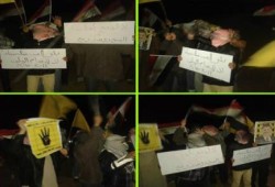 سيناء: وقفة لتحالف دعم الشرعية ببئر العبد رفضا لأحكام الإعدام