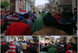 البحيرة: مسيرة حاشدة لطلاب حوش عيسي تحت شعار "أوقفوا إعدام وطن"