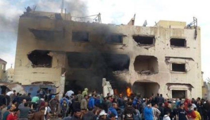 مقتل رئيس مباحث مركز شرطة العريش و3 آخرين وإصابة 35 في تفجير بالقسم