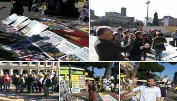 إيطاليا: معرض صور لمجازر الانقلاب والانتهاكات داخل السجون المصرية بروما