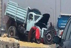 مصرع وإصابة 13 في حادث تصادم بالعين السخنة