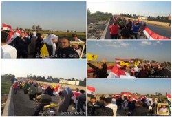 مظاهرة حاشدة لرافضي الانقلاب العسكري بكفر صقر بالشرقية