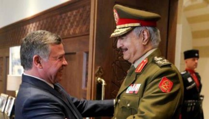 اجتماع سري بين حفتر وقيادات "إسرائيلية" في الأردن